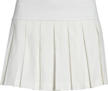 ALICE+OLIVIA プリーツ ミニスカート EMILIE Emilie Mini Skirt In Indigo | Alice + Olivia