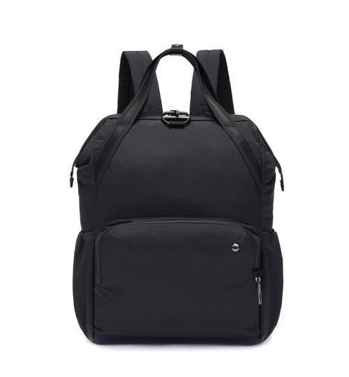 Shop Pacsafe Citysafe Cx Backpack In Econyl Black
