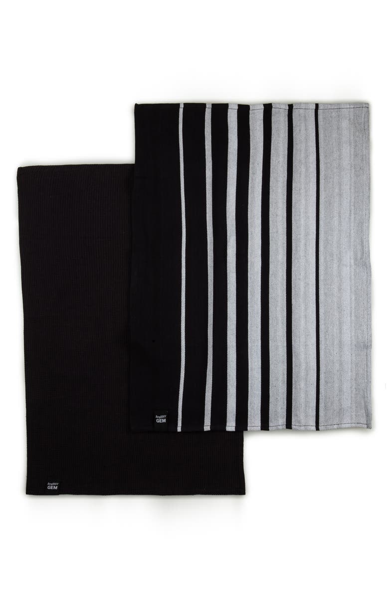 BergHOFF Gen 2-Piece Tea Towel Set, Main, color, Black