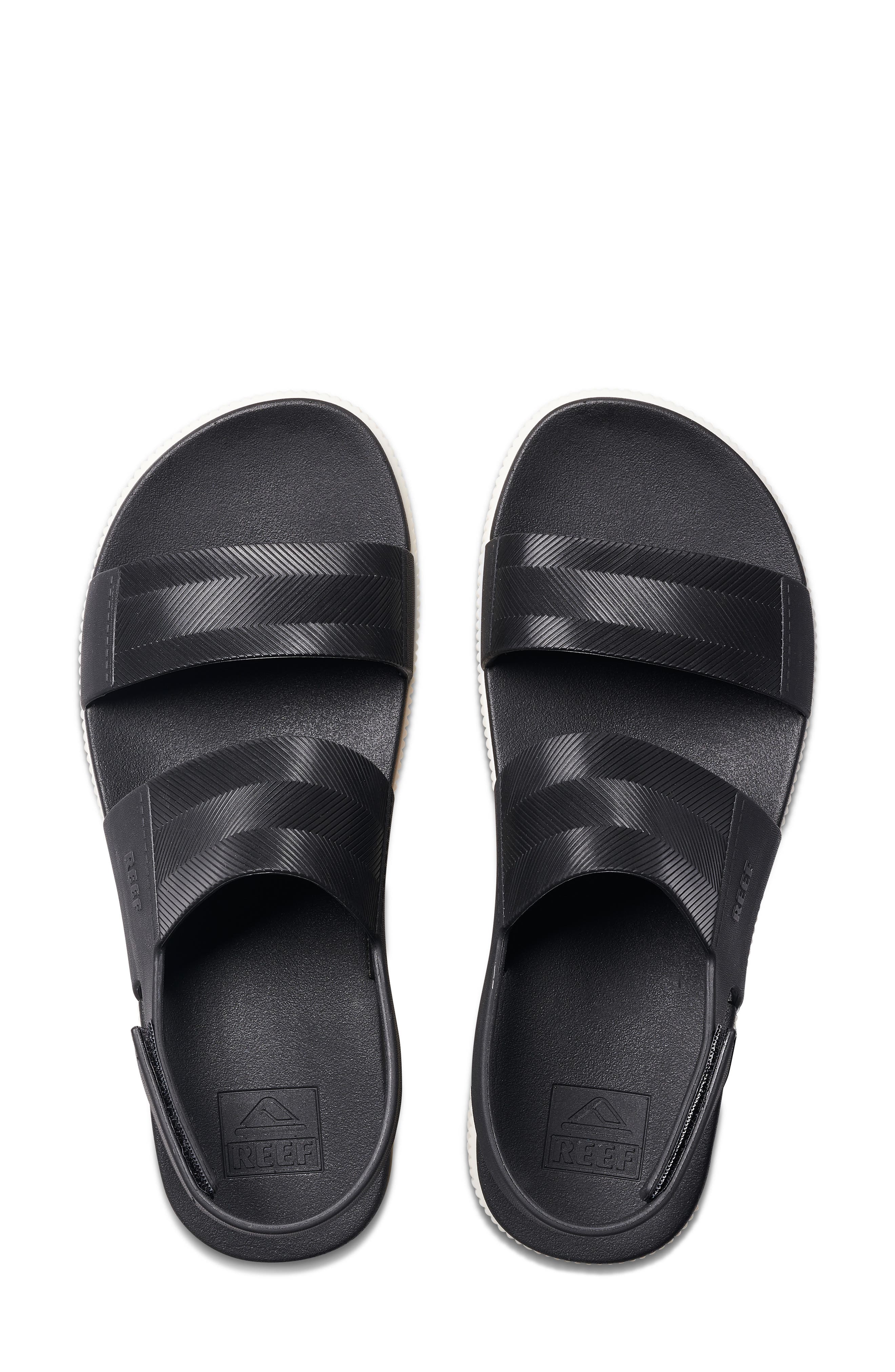 Reef Water Vista Platform Slingback Sandal, Alternate, color, Black Vintage