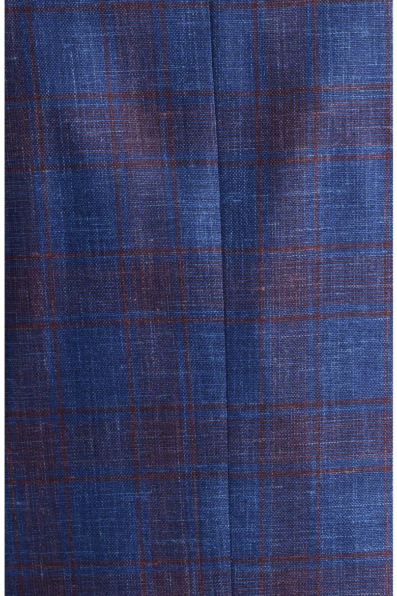 Hampton Deco Plaid Sport Coat, Alternate, color, MEDIUM BLUE