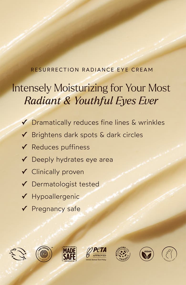 True Botanicals Resurrection Radiance Anti-Aging Eye Cream, Alternate, color,