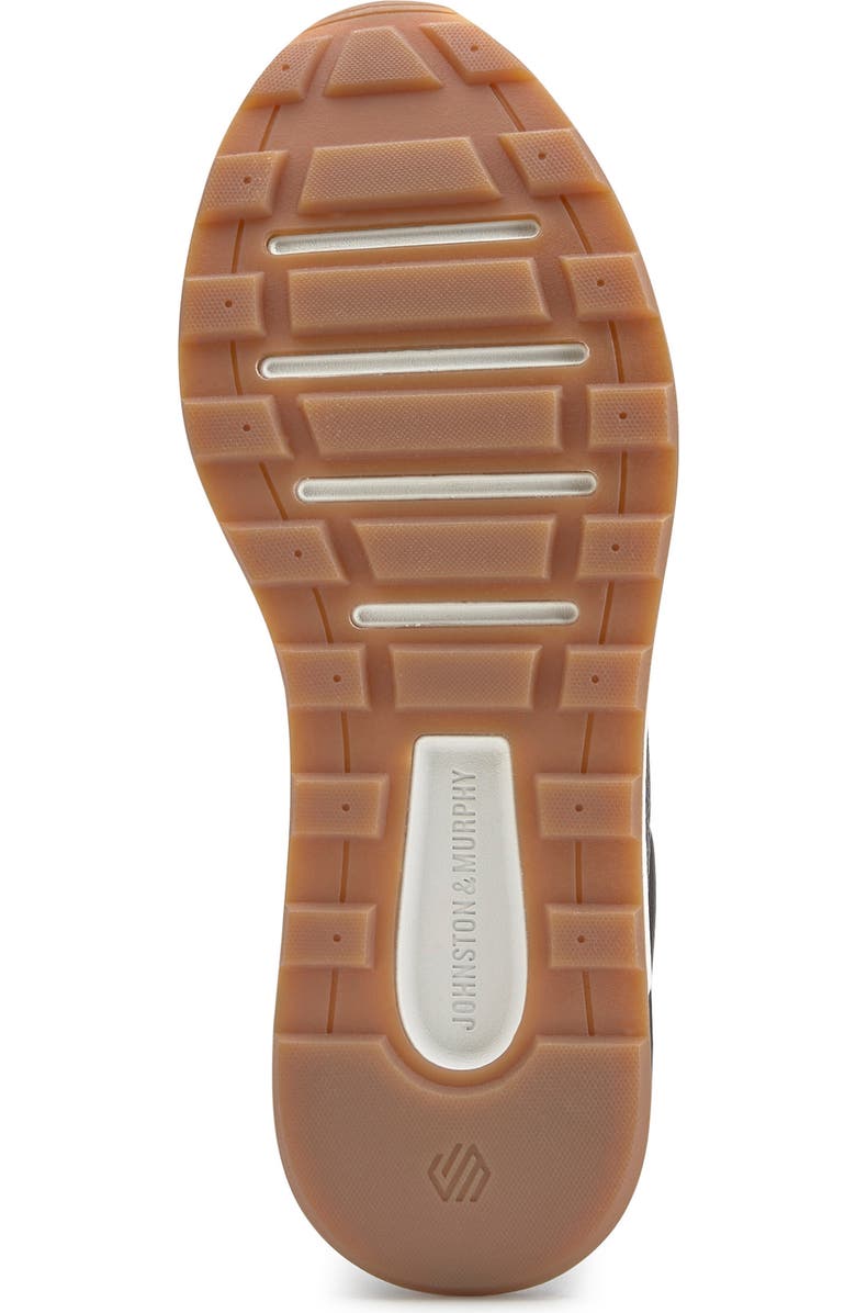 Johnston & Murphy Kinnon Jogger Sneaker, Alternate, color, Black