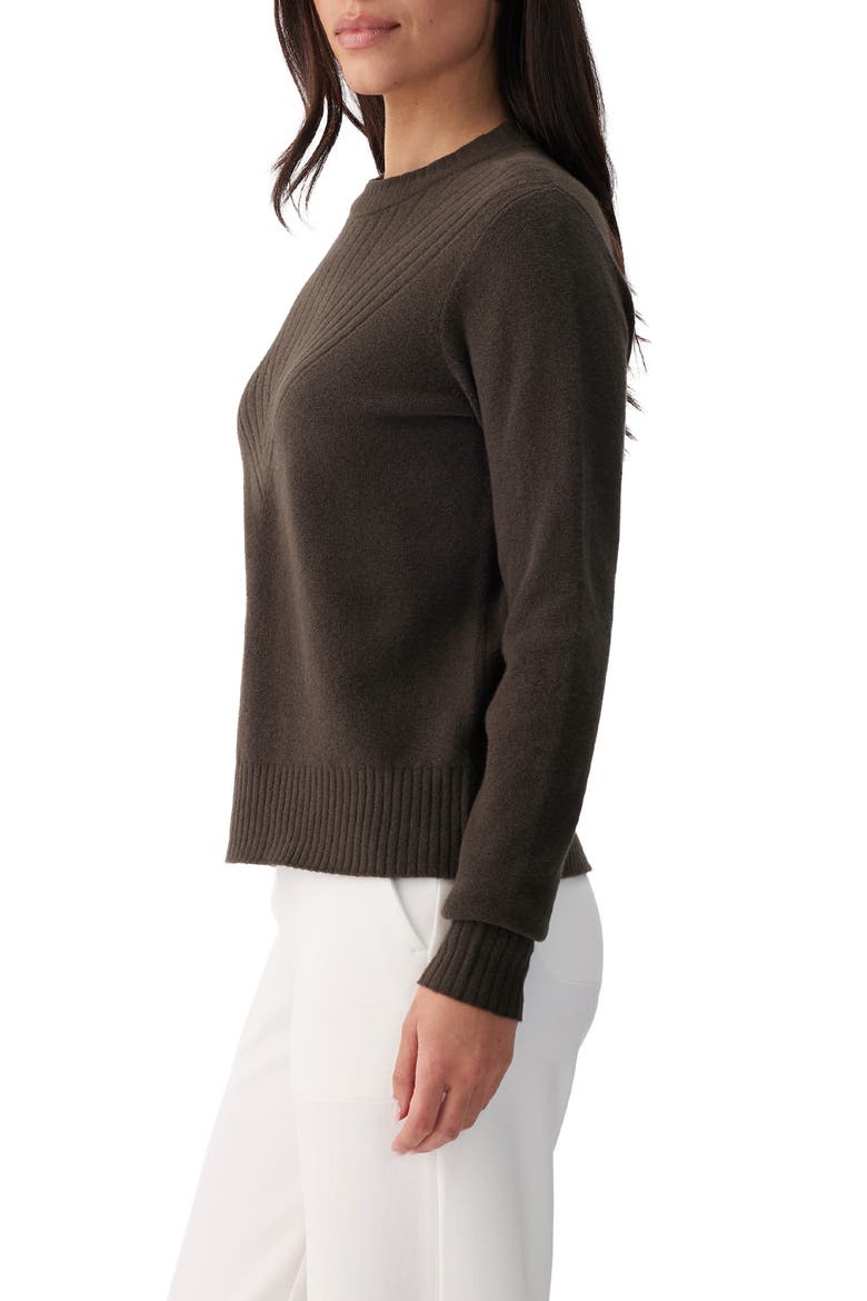 Camila Crewneck Sweater, Alternate, color, OLIVE