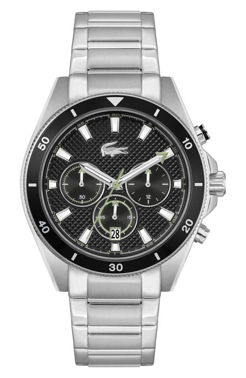 Lacoste Manisail Chronograph Bracelet Watch, 43mm in Black 