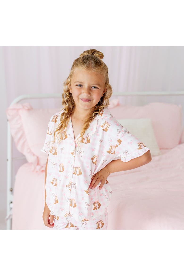 Cowgirl Western Lounge Set, Alternate, color, Soft Pink