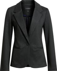 Liverpool Los Angeles Herringbone Fitted One-Button Blazer