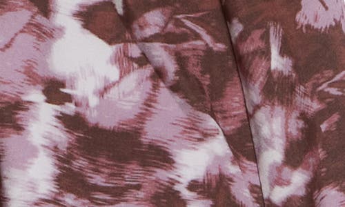 Z By Zella Interval High Waist Printed Skort In Burgundy
