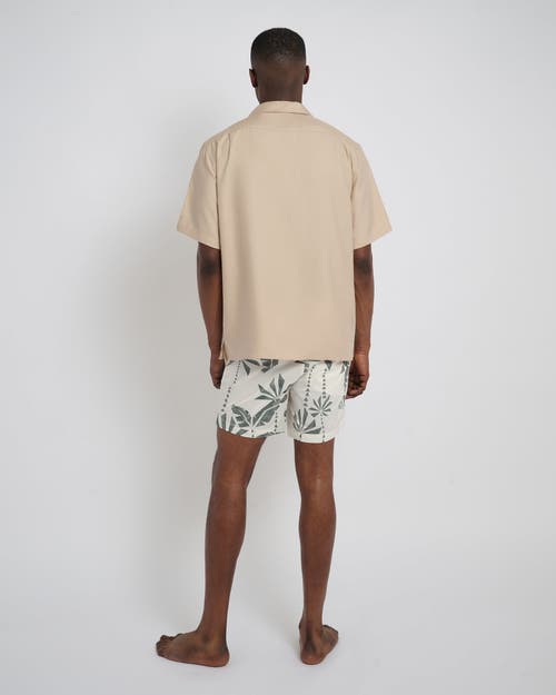 Onia Charles 5 Swim Trunk In Olive Multi