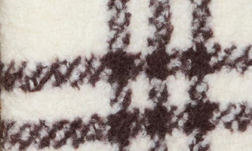 Burberry Check Alpaca & Wool Blend Bouclé Fringe Scarf In Neutral