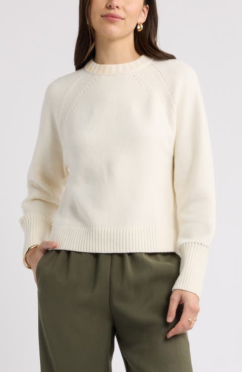 Raglan Crewneck Sweater