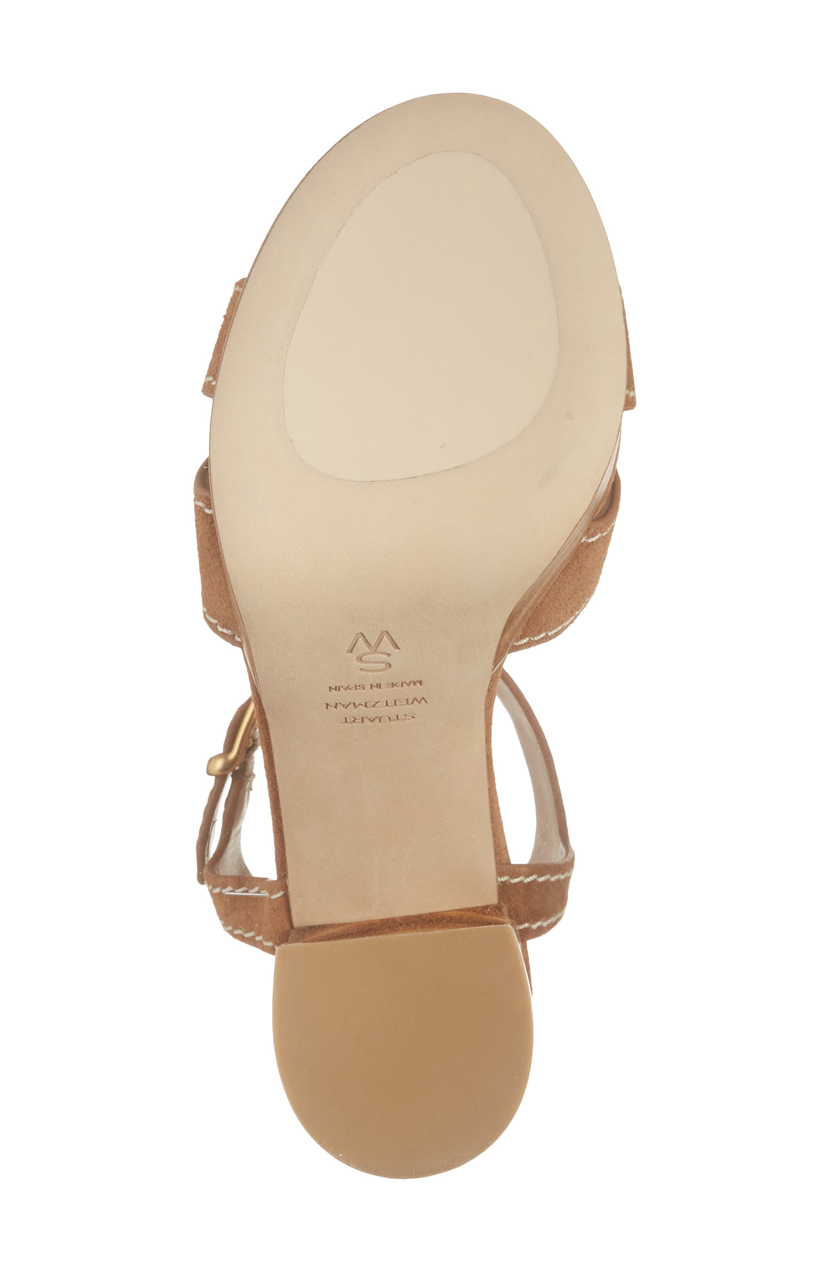 Stuart Weitzman Dayna Platform Sandal, Alternate, color, Doe