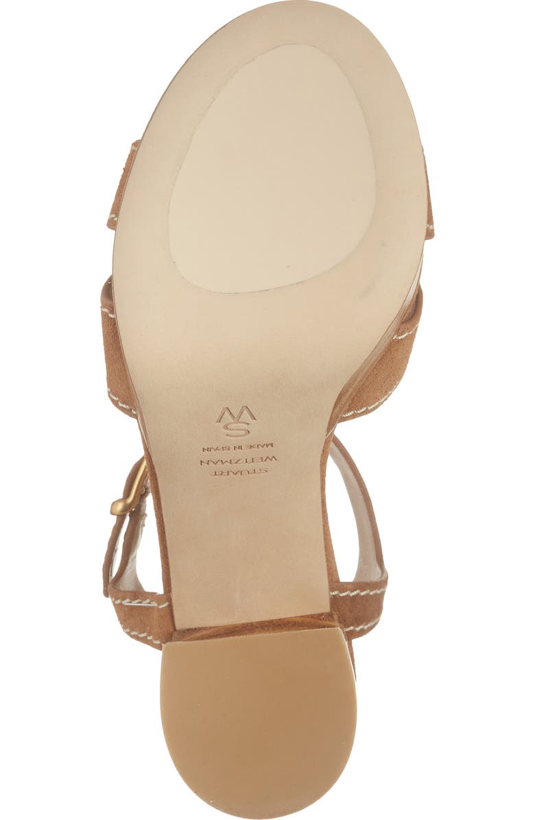 Stuart Weitzman Dayna Platform Sandal, Alternate, color, Doe