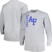 PROFILE Men's Profile Gray Air Force Falcons Big & Tall Mascot Long Sleeve T-Shirt