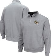 COLOSSEUM Men's Colosseum Heathered Gray UCF Knights Tortugas Team Logo Quarter-Zip Jacket