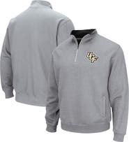 COLOSSEUM Men's Colosseum Heathered Gray UCF Knights Tortugas Team Logo Quarter-Zip Jacket