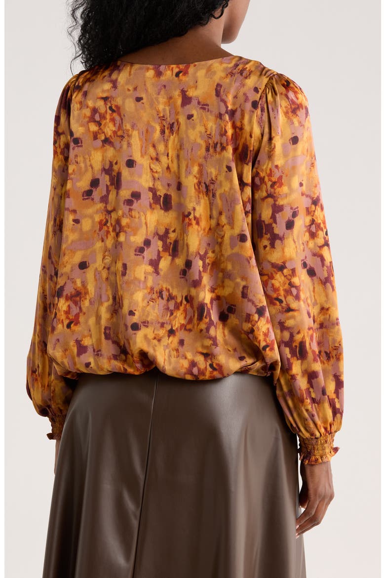 Smoke Long Sleeve Top, Alternate, color, RUST