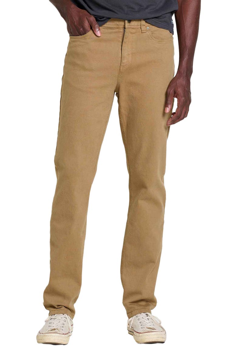 Toad & Co Men's Balsam Slim Jean, Alternate, color, Honey Brown