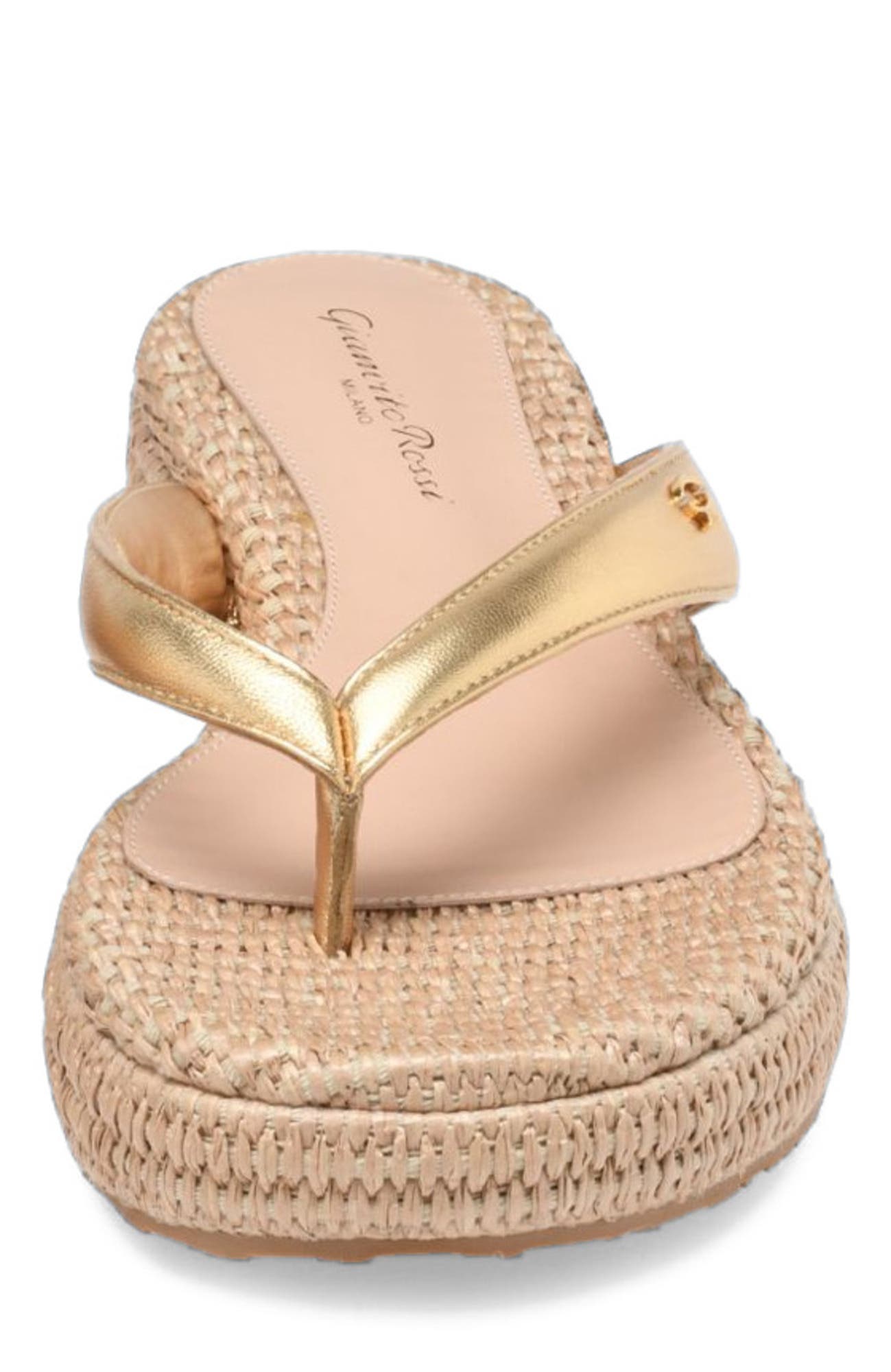 Thaiti Thong  Sandals, Alternate, color, Metallic Gold