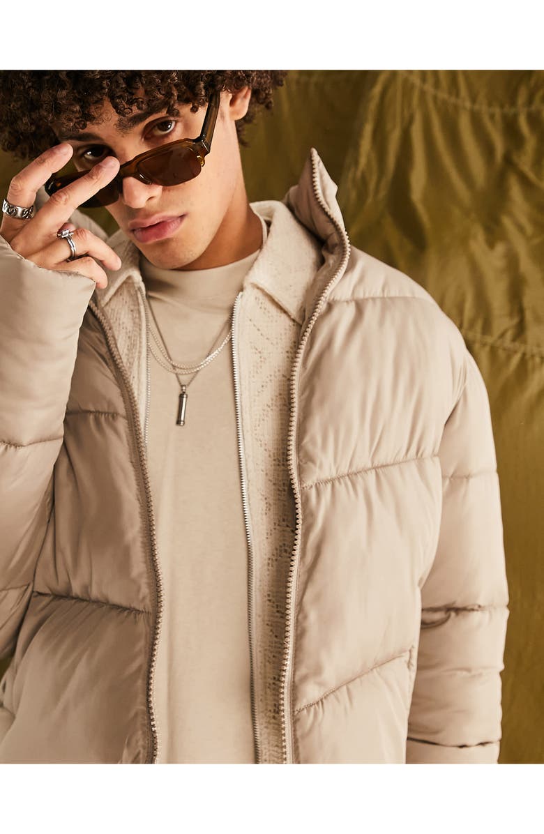 ASOS DESIGN Puffer Jacket, Alternate, color,