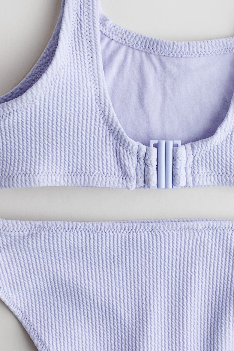 Textured Bikini, Alternate, color, Lilac