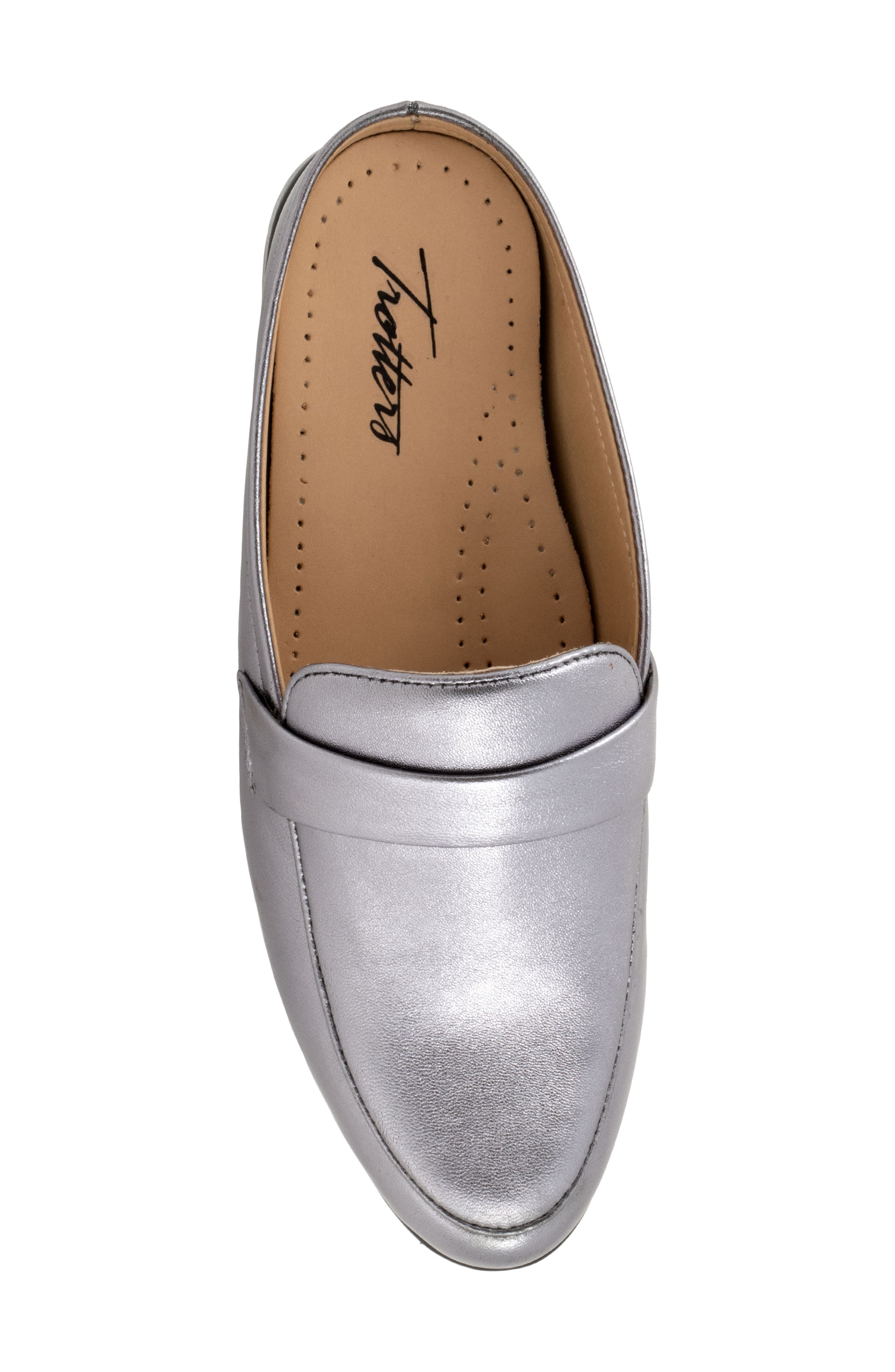 Trotters Lola Loafer Mule, Alternate, color, Pewter