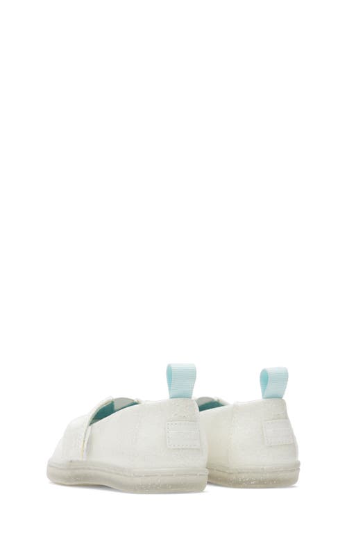 Toms Kids' Alpargata Slip-on Sneaker In White