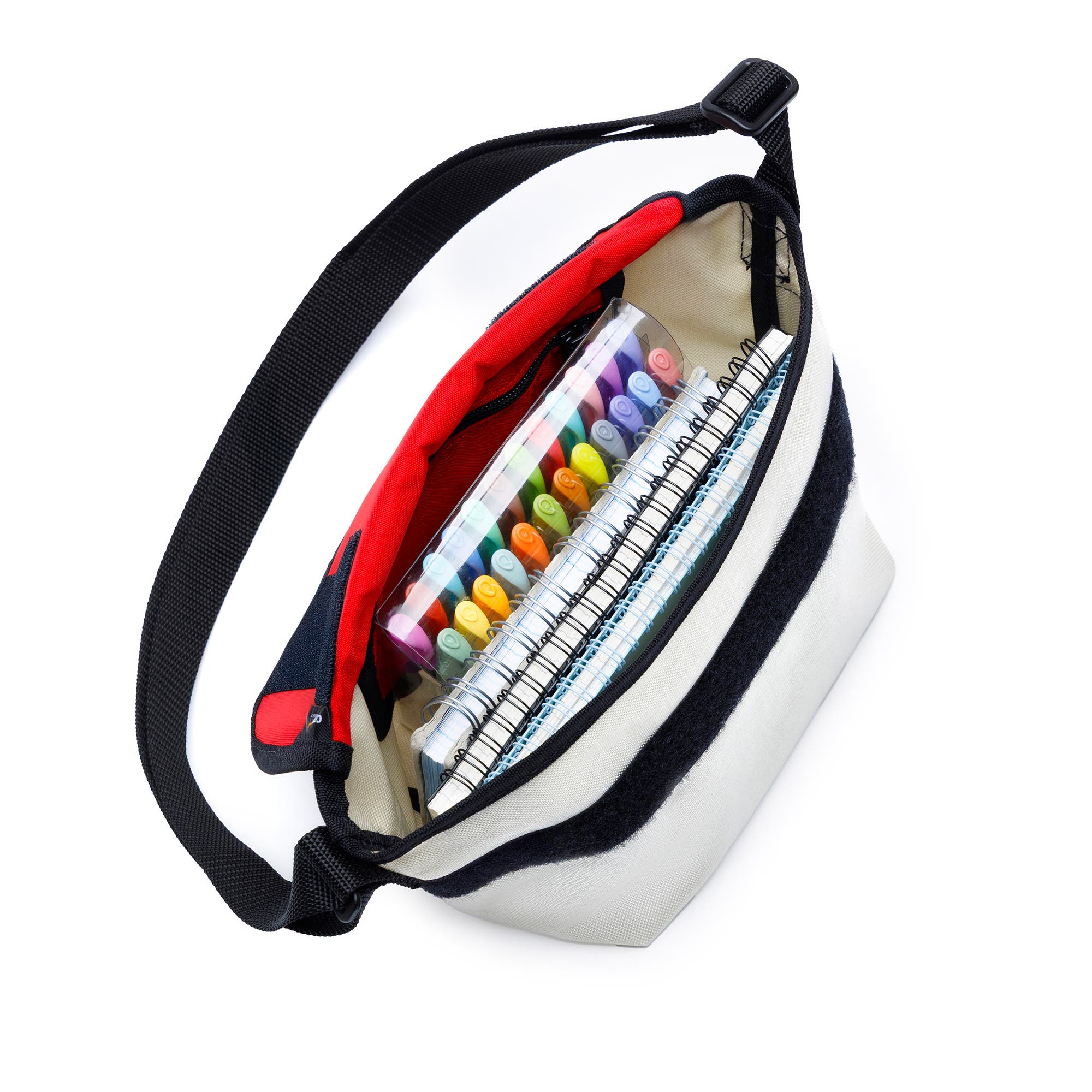 Mini NY Everyday Crossbody Bag, Compact CORDURA® City Carry, Alternate, color, Ivory