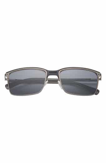 Ted Baker London 57mm Polarized Rectangle Sunglasses