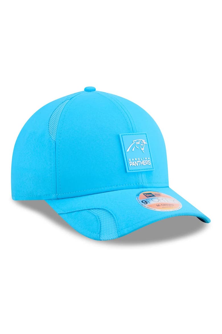 Men's New Era Blue Carolina Panthers 2025 Sideline  M-Crown 9FORTY Adjustable Hat, Alternate, color, Blue