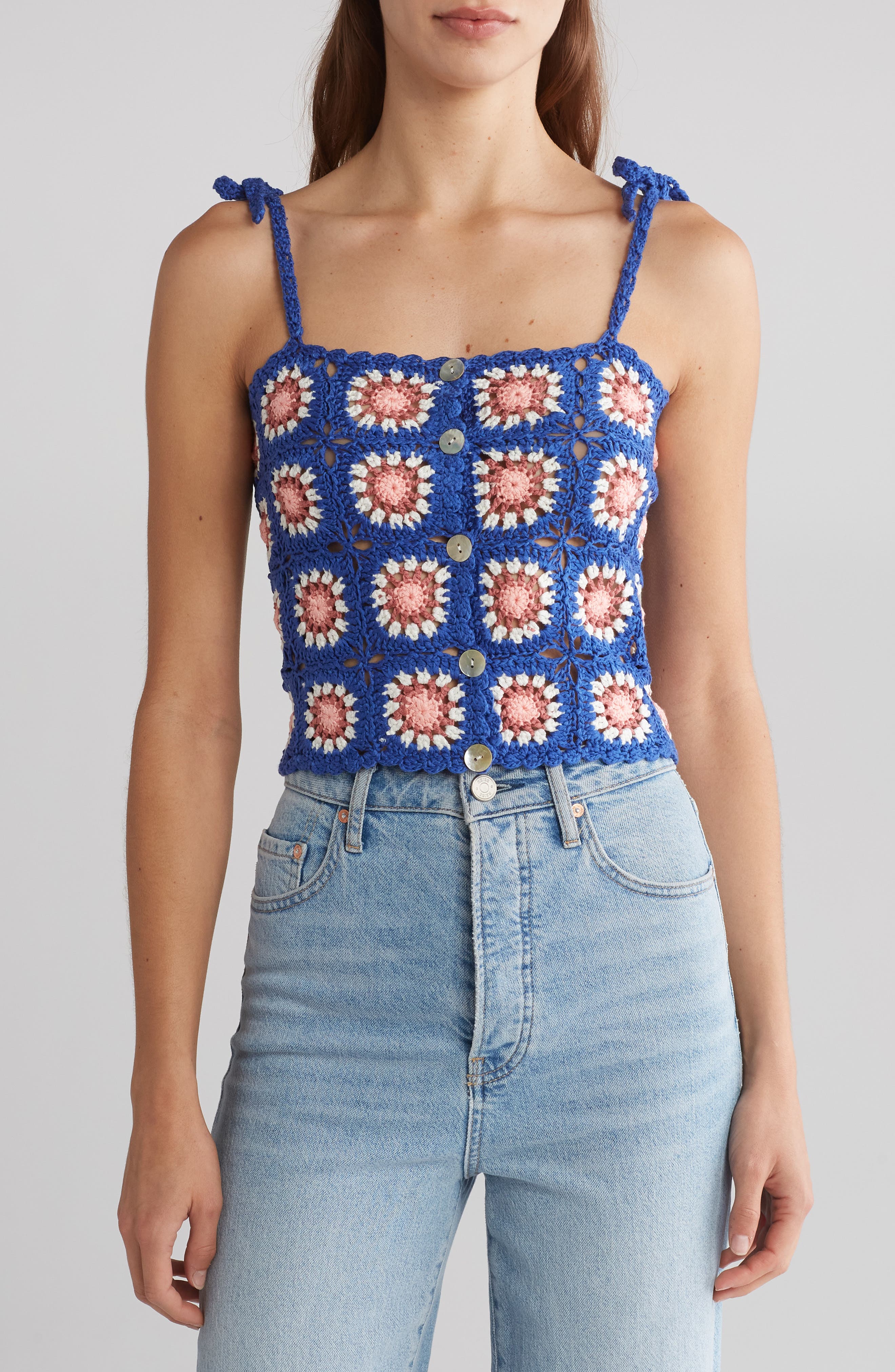 FRNCH Matissa Crochet Camisole (Women) | Nordstromrack