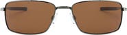 Oakley 60mm Polarized Rectangle Sunglasses