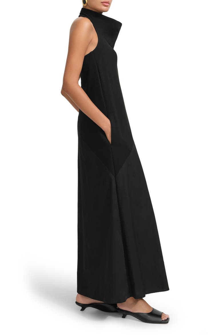 Denali Maxi Dress, Alternate, color, BLACK