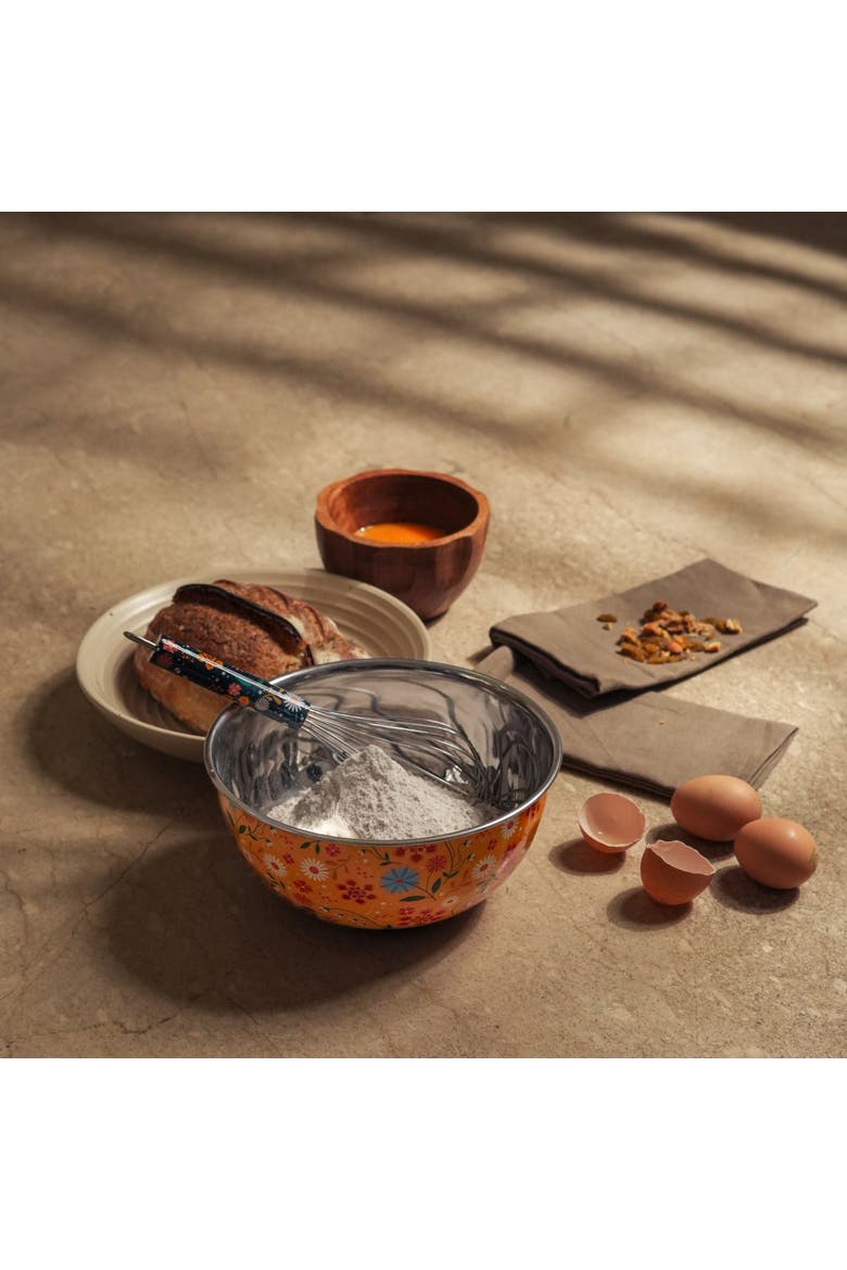 Sunburst Bloom Bowl & Whisk Set, Alternate, color, Sunburst