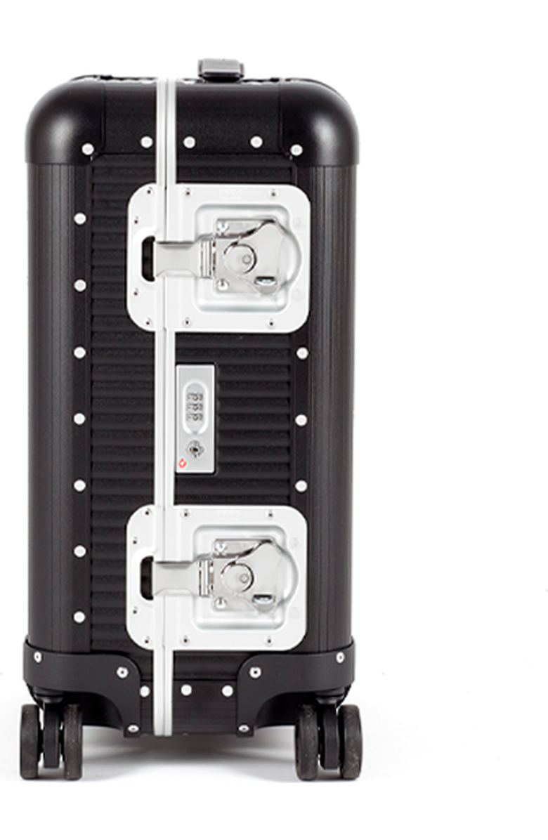 FPM - Fabbrica Pelletterie Milano - US Bank Light Spinner 55M Suitcase, Alternate, color, Caviar Black