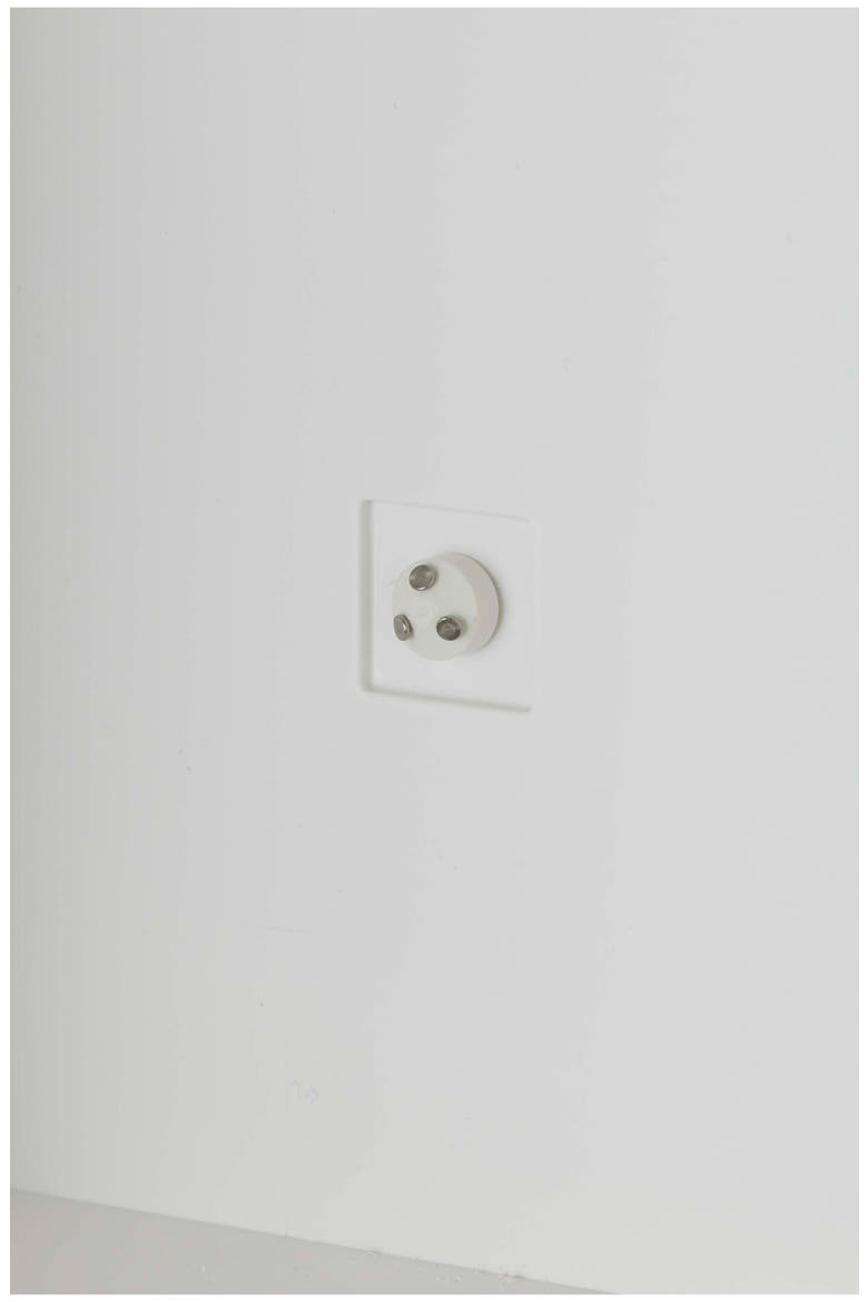 Wall Mounted Storage & Trash Bin, Alternate, color, WHITE