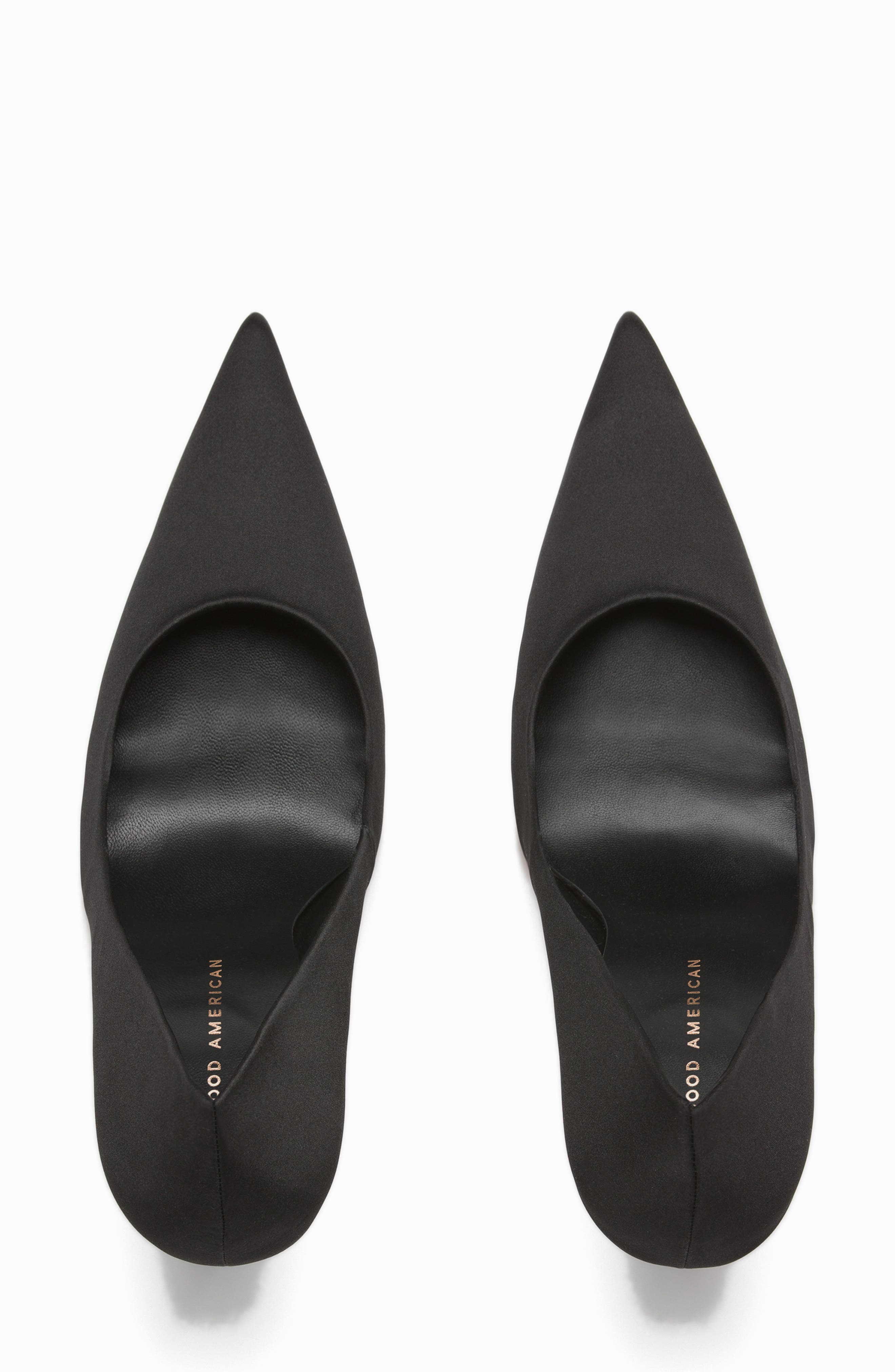 Good American The Icon Pointed Toe Pump, Alternate, color, 