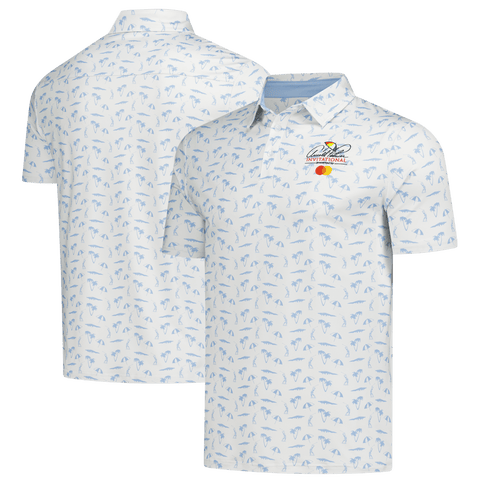 Men's Flomotion Cream Arnold Palmer Invitational Polo