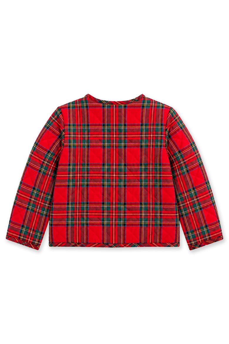 Plaid Quilted Jacket, Alternate, color, Red Multi Plaid