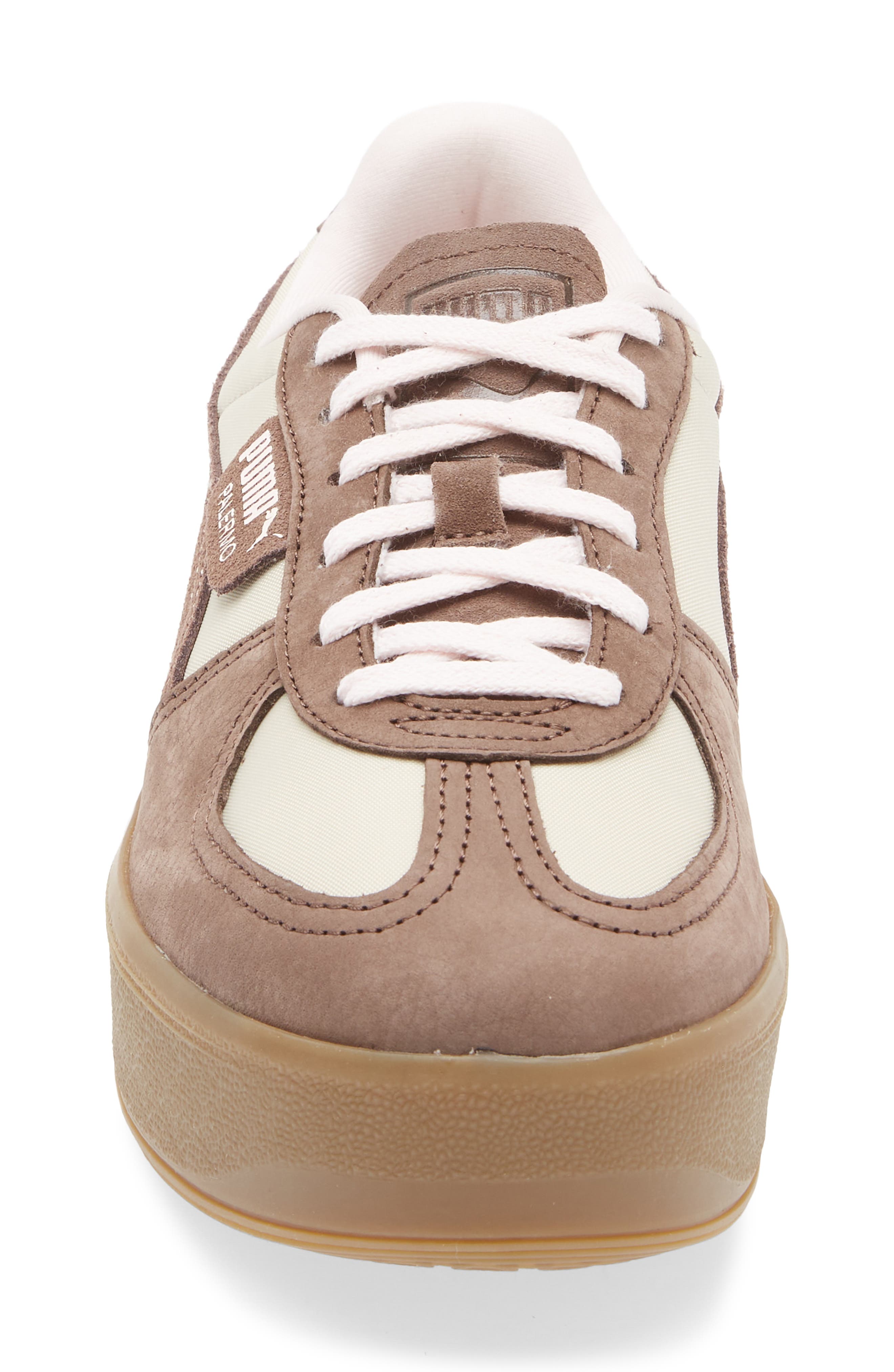 PUMA Palermo Elevata Platform Sneaker, Alternate, color, Desert Dust/ Flat Bronze