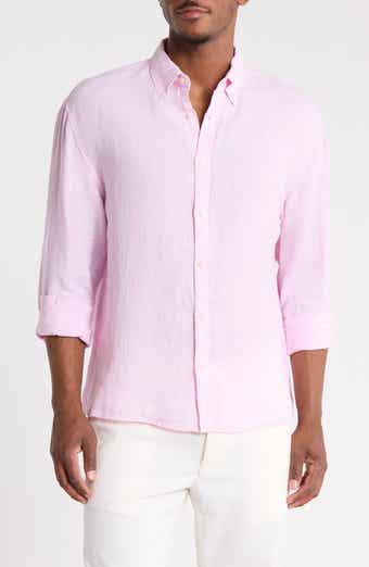 Linen Long Sleeve Button-Down Shirt