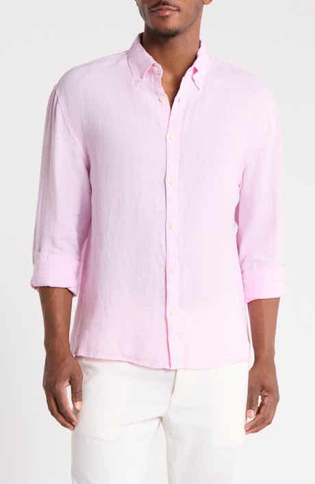 Linen Long Sleeve Button-Down Shirt