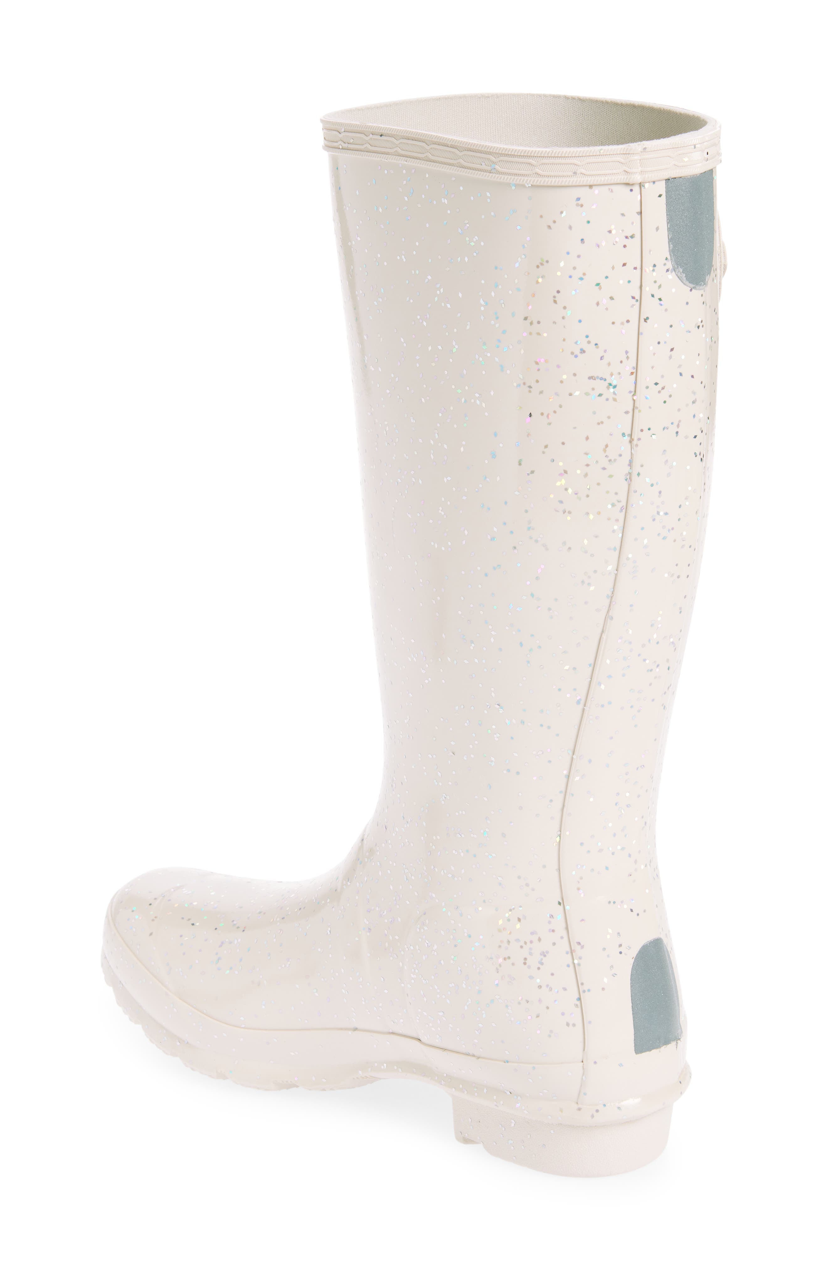 Hunter Original Giant Glitter Waterproof Rain Boot, Alternate, color, 