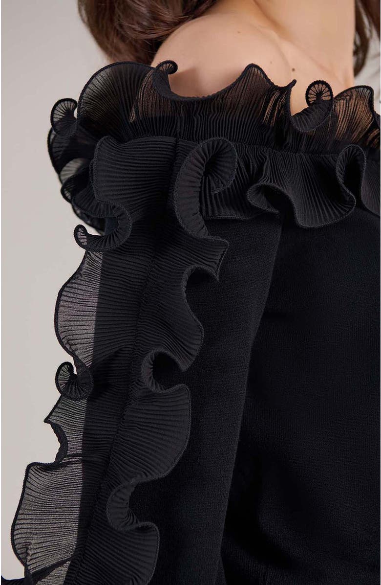 Anne Fontaine Catane Top, Alternate, color, Black