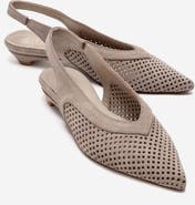 Forever & Always Shoes Lieve Leather Slingback Pump