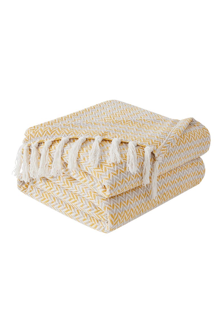 Agadir Cotton Luxury Blanket, Main, color, GOLD