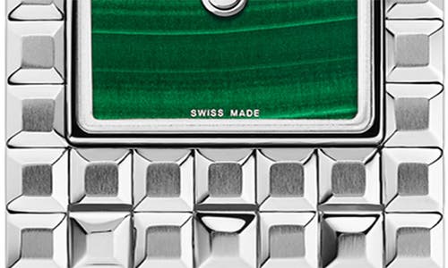 Frederique Constant Women's Manchette Silver-tone Stainless Steel Bracelet Watch, 25.7mm In Silver