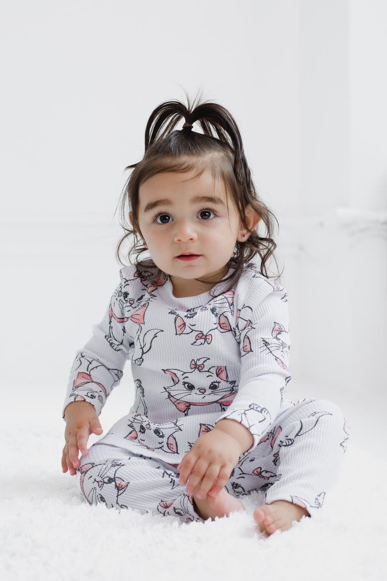 Ribbed Long Sleeve Tee and Pants Set, Alternate, color, Tusk Marie