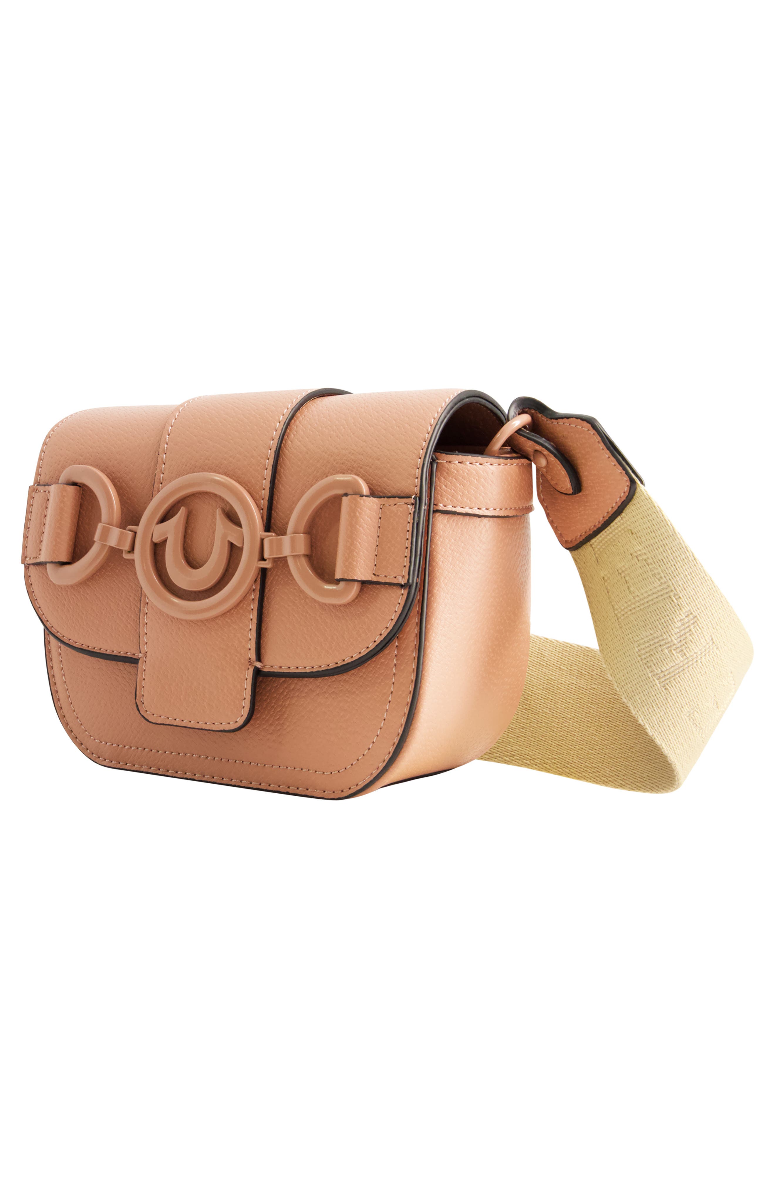 True Religion Horseshoe Flap Crossbody Bag, Alternate, color, Pink