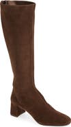 Aquazzura Saint Honore Suede Knee High Boot
